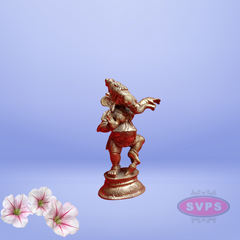Panchalogam dancing Ganesha Idol