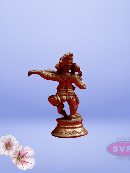 Panchalogam dancing Ganesha Idol