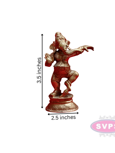 Panchalogam dancing Ganesha Idol