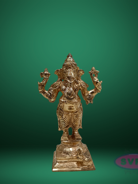 Panchaloha Ganesh Standing / 6 Inches