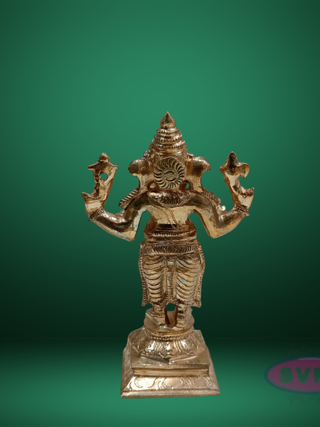 Panchaloha Ganesh Standing / 6 Inches