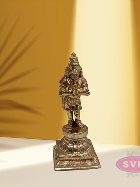 Panchaloha Hanuman Standing Idol / 4 Inches