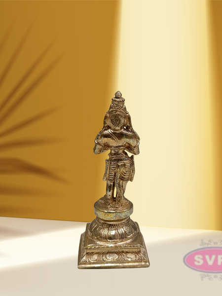 Panchaloha Hanuman Standing Idol / 4 Inches