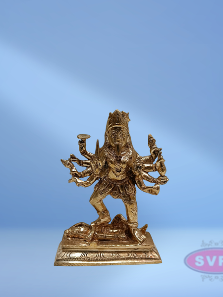 Panchaloha Kali Mata Standing  idol / 4 Inches