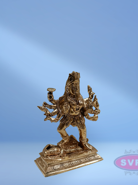 Panchaloha Kali Mata Standing  idol / 4 Inches