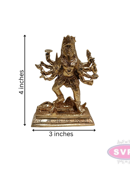 Panchaloha Kali Mata Standing  idol / 4 Inches