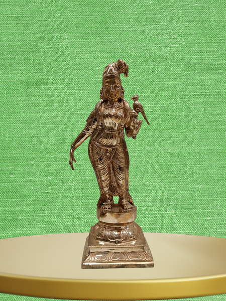 Panchaloha Kothai Andal Statue / 12.5 inches