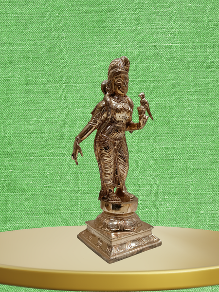 Panchaloha Kothai Andal Statue / 12.5 inches