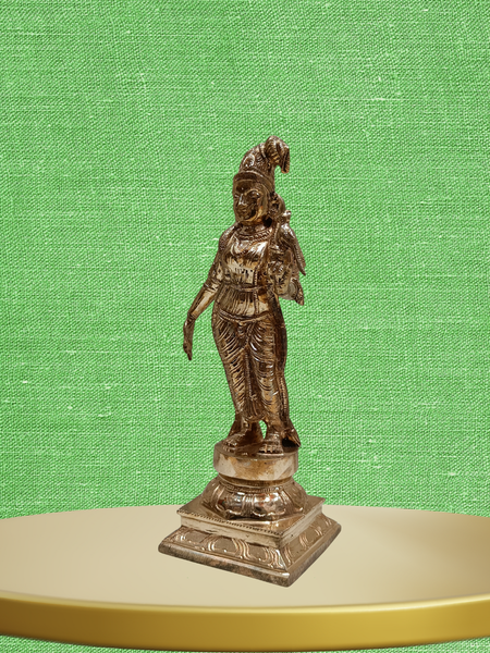 Panchaloha Kothai Andal Statue / 12.5 inches