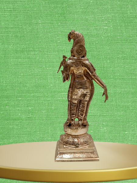 Panchaloha Kothai Andal Statue / 12.5 inches