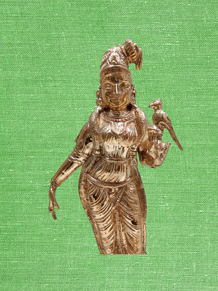 Panchaloha Kothai Andal Statue / 12.5 inches