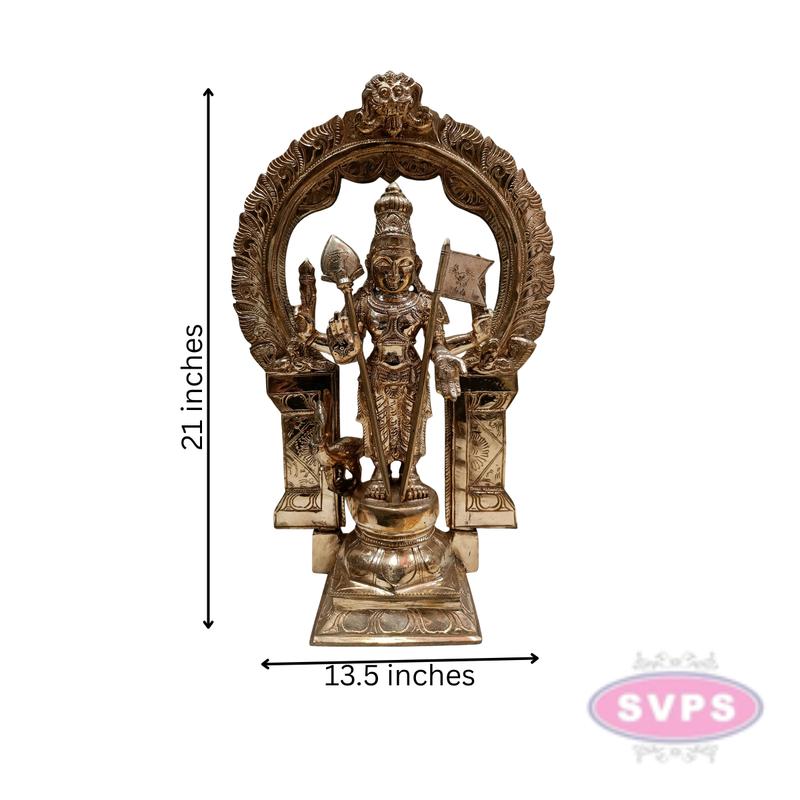 Panchaloha Lord Karttikeya  Murugan Statue For Temple
