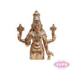 Panchaloha Lord Satya Narayana With Gada Idol