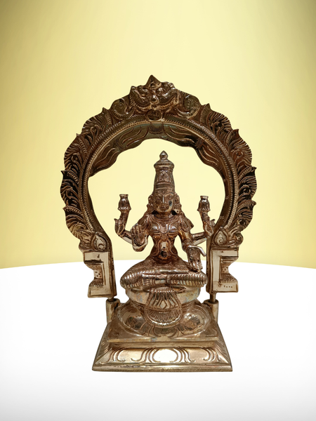 Panchaloha Mahalakshmi Statue / 10 Inches