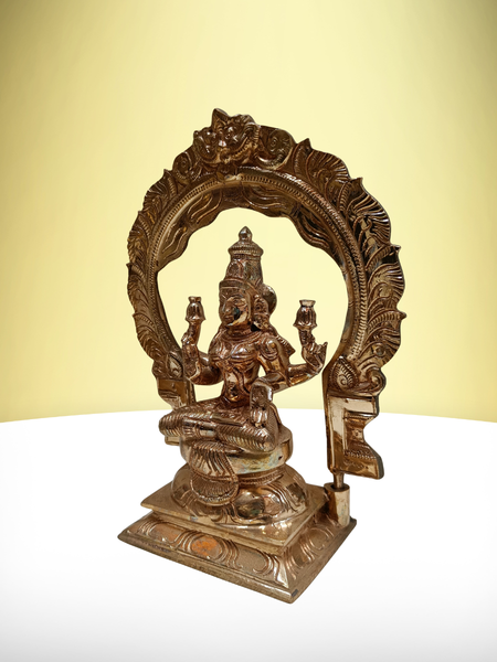 Panchaloha Mahalakshmi Statue / 10 Inches