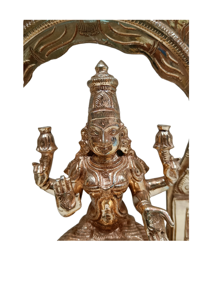 Panchaloha Mahalakshmi Statue / 10 Inches