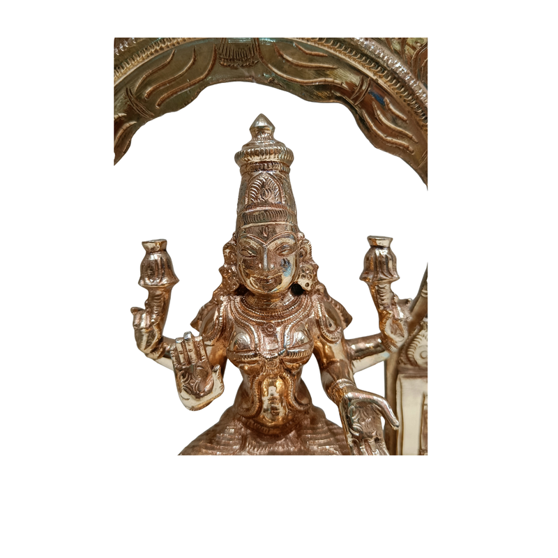 Panchaloha Mahalakshmi Statue / 10 Inches