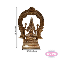 Panchaloha Mahalakshmi Statue / 13 Inches