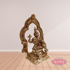 Panchaloha Narasimha Lakshmi Murti Idol