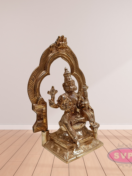 Panchaloha Narasimha Lakshmi Murti Idol