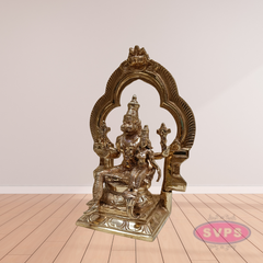 Panchaloha Narasimha Lakshmi Murti Idol