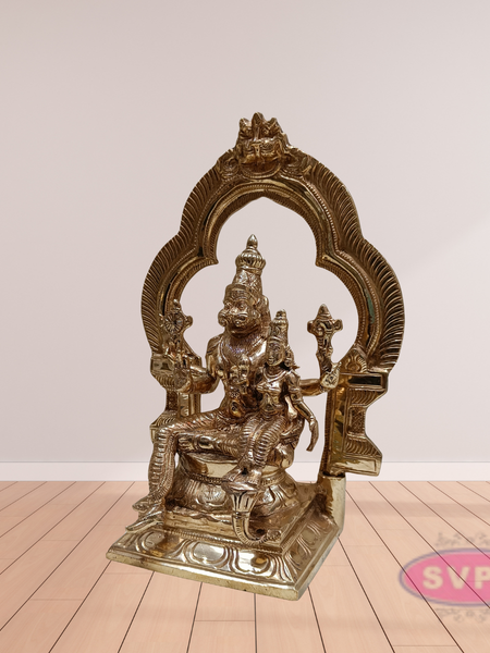 Panchaloha Narasimha Lakshmi Murti Idol