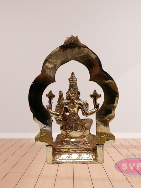 Panchaloha Narasimha Lakshmi Murti Idol