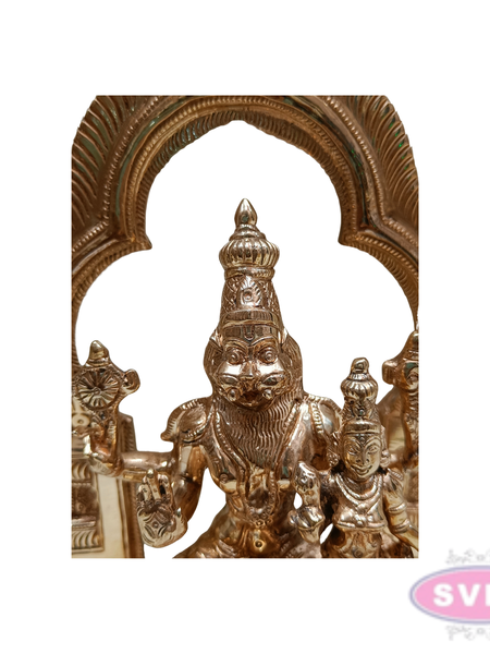 Panchaloha Narasimha Lakshmi Murti Idol
