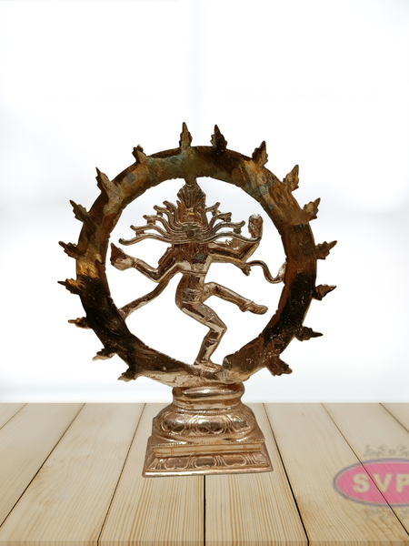 Panchaloha Natarajar Statue / 10 Inches