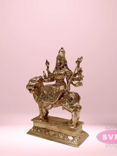 Panchaloham Durga Devi On Lion
