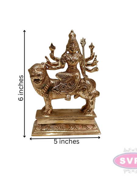 Panchaloham Durga Devi On Lion