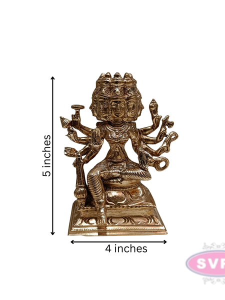 Panchaloham Gayatri Devi Idol / 5 Inches