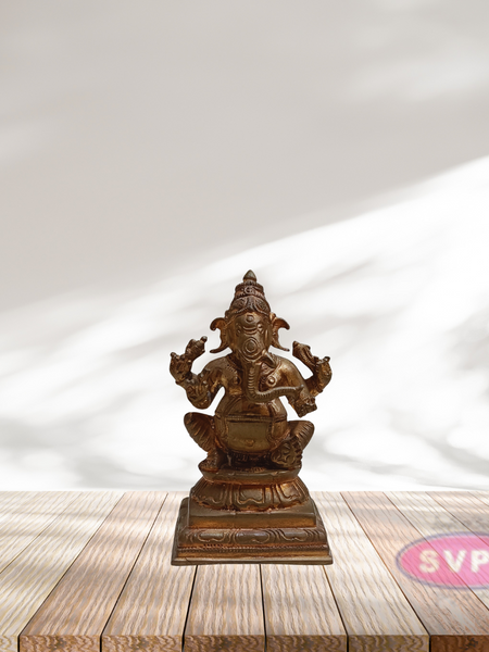 Panchaloham Idampuri Ganesha Idol Home Temple
