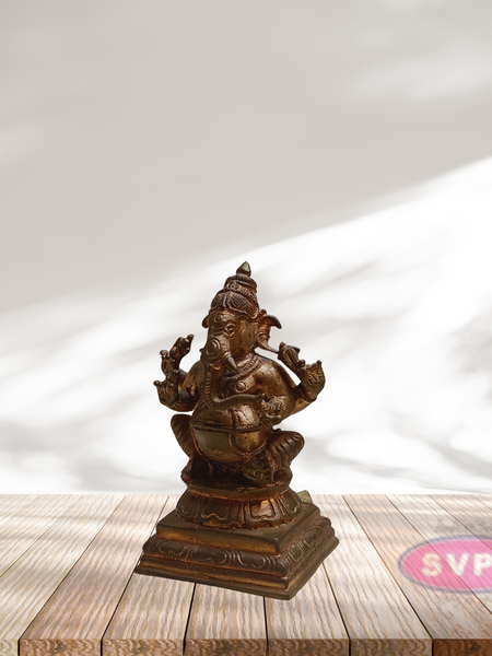 Panchaloham Idampuri Ganesha Idol Home Temple