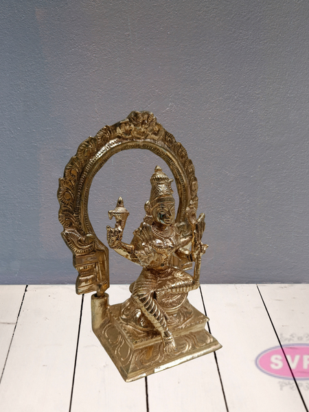 Panchaloham Kamatchi Amman With Arch / 6 Inches