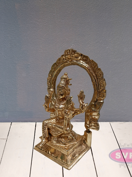 Panchaloham Kamatchi Amman With Arch / 6 Inches