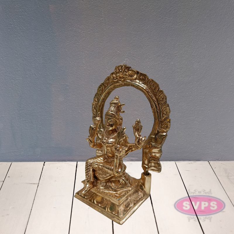 Panchaloham Kamatchi Amman With Arch / 6 Inches