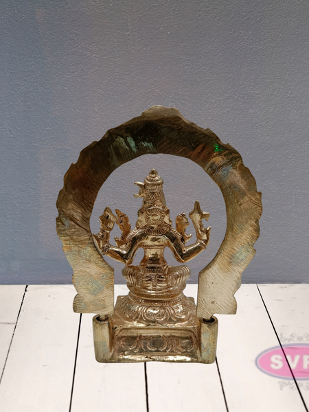 Panchaloham Kamatchi Amman With Arch / 6 Inches