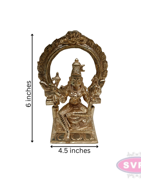Panchaloham Kamatchi Amman With Arch / 6 Inches