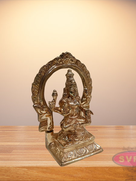 Panchaloham Lakshmi With Arch / 6 Inches