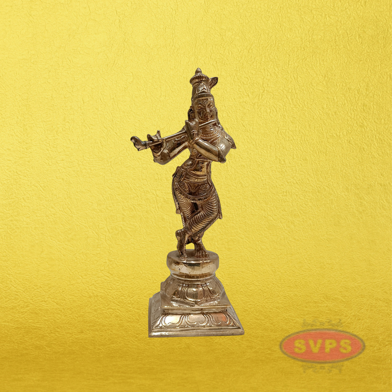 Panchaloham Lord Krishna Playing Flute
