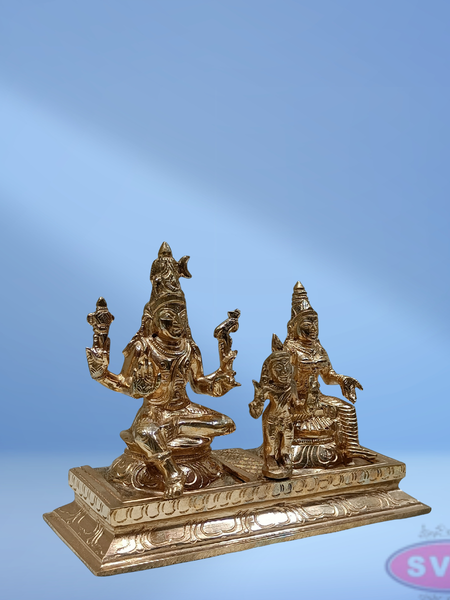 Panchaloham Lord Shiva Parvati With Murugan