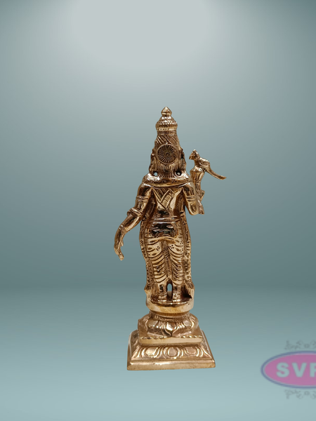 Panchaloham Meenakshi Amman Statue / 7 Inches