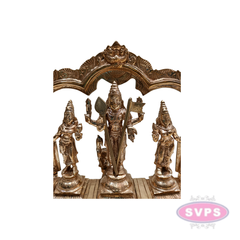 Panchaloham Murugan With Devasena And Valli Idol Set