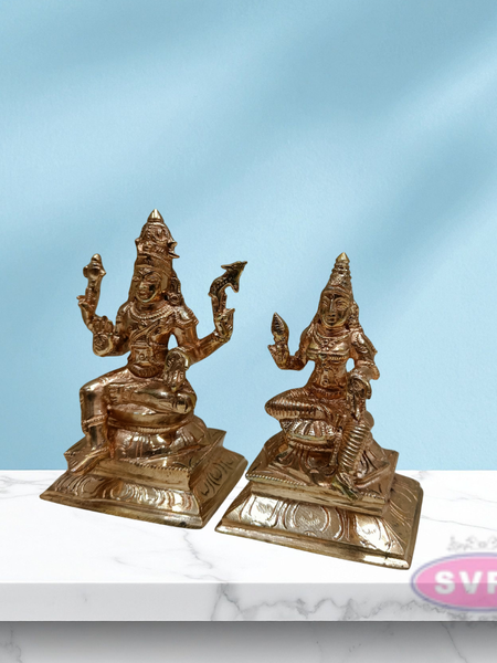 Panchaloham Parvati Parameshwarar Idol Set