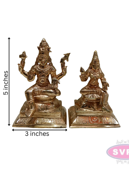 Panchaloham Parvati Parameshwarar Idol Set