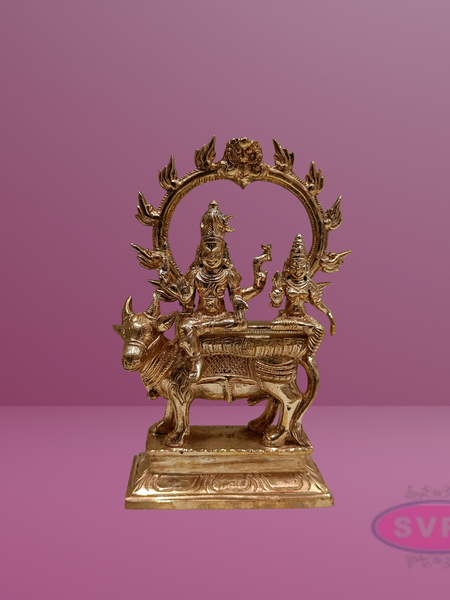 Panchaloham Shiva Parvati With Nandi