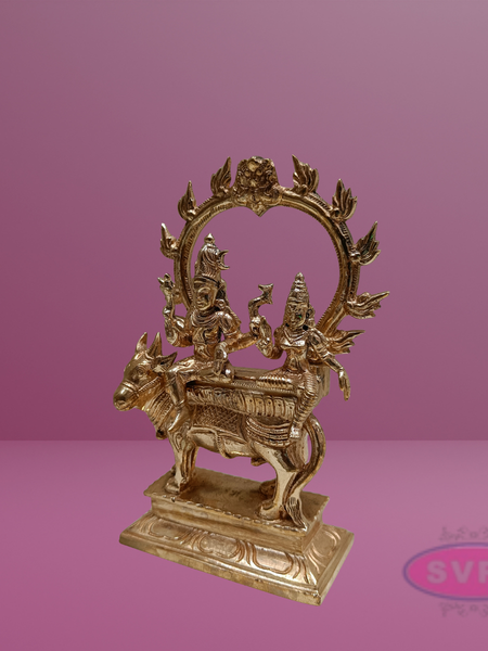 Panchaloham Shiva Parvati With Nandi