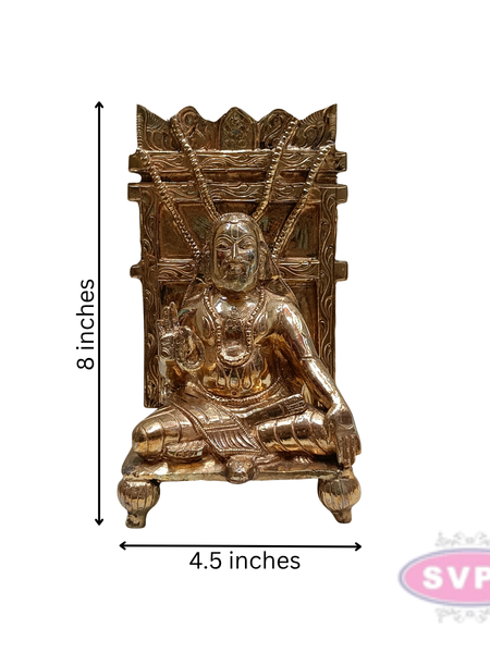 Panchaloham Shri Raghavendra Swami Idol