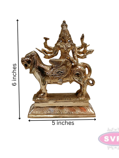 Panchaloham Simma Durgai / 6 Inches